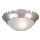 2 light Ceiling Light Fixture, Brass Nickel 