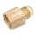 Brass Flare Connector, Lead-Free - 3/8" x 3/4" FPT
