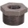 Hex Bushing, Black Steel - 1/2" x 3/8"