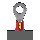 Vinyl Ring Terminal, Red 22-18 AWG - #8-10 Stud, 22pk