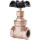 Low Lead Brass Gate Valve  ~ 1.25" IPS