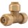 SharkBite Push-Fit Brass Tee - 3/8"