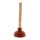 AquaPlumb Red Rubber 4" Cup  Plunger ~ 9" Handle