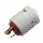 Twist Lock Plug, Male ~ 20 Amp, White/Red