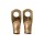 K-T Industries Copper Cable Lug - 4/0 Gauge x 1/2" Stud, 2pk
