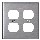 2 Duplex Plate, Standard Size ~ Stainless Steel 