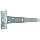 Light T Hinge, Zinc ~ 4" 