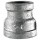 Anvil/Mueller Malleable Reducing Coupling, Galvanized - 1-1/4" x 1/2"