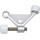 Hinge Pin Door Stop, Satin Chrome