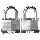 MasterLock Fortress Laminated Steel Padlock - 2", 2pk
