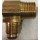 Anderson Metals Lead Free Brass Flare Male Elbow   1/2" x 3/8"