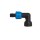 Nylon FPT Female Elbow, Blue/Black - 1/2"