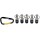 DeWalt Keyring Bit Holder Set with Carabiner - 5pk