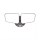 Cyber Tech Dual Panel LED Dusk to Dawn Light, Bronze - 20W