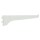 Shelf Bracket, White - 8"
