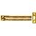 Flush Surface Bolt, Solid Brass ~ 4"