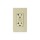 GFCI Outlet, Self Test, Ivory - 20 Amp