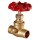 Stop & Waste Valve ~ Brass,  3/4"