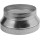 Gray Metal Galvanized Duct Reducer - 4" to 3", 28ga