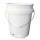 Dual Handle Industrial  Pail, White ~ 5 Gallon