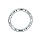 Welded Ring - Nickel Finish - 1.5"
