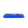 Bruske Fine Bristle Push Broom, Blue - 17"