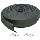 M-D Garage Door Bottom Seal, Black - 16 Ft