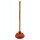 AquaPlumb Red Rubber 5" Cup Plunger  ~  18" Handle