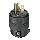 Rubber Rough Duty Grounding Male Plug 