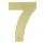 House Number 7, 5 inch 