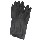 Black Rubber Gloves ~ Extra Large