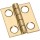 Solid Brass Hinge, Visual Pack 1801 3/4 x 11/16"