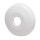 Shallow Flange   PVC   White    1/2"  