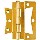 Brass N-M Hinge, Visual Pack 535 4 x 4 inches