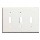 001-88011 3 Gang Wh Wall Plate