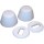 Larsen Round Plastic Toilet Bolt Caps  White   2pk