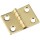 Solid Brass Broad Hinge, 4 pack ~ 3/4" x 1"