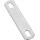 U-Bolt Plate, Zinc - 3/8" x 3"