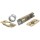 6-Way Plain Replacement Latch, Polished Brass Finish
