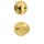 Kwikset Polo Handleset Interior Trim, Polished Brass