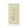 Combo Switch and Outlet, Grounded - 15 Amp, Light Almond