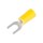 Spade Terminal, Yellow - 12-10 AWG, #8-10 Stud, 14pk