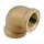 Lead Free Brass 90 Elbow, FIP x FIP - 1/2"