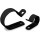 U-V Resistant Cable Clamp, Black ~ 1/4"