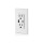 Leviton Duplex Receptacle & USB Charger, A+C Combo - White