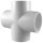 Charlotte Pipe Schedule 40 PVC Cross, All Slip - 1"
