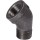 3/8 Black 45 Street Elbow