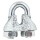 Wire Cable Clamp, Zinc Plated - 1/16"