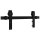 Designer Barn Door Kit w/ Soft Close, Matte Black - 72"