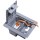Weatherproof Deck Outlet and GFCI Kit, Gray